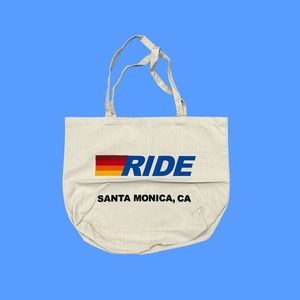 Aviator Nation Ride Santa Monica Canvas Tote Bag